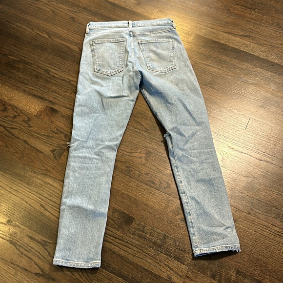 Agolde Toni Pristine Blue Mid Rise Straight Leg Jeans Women’s Size 26 - Picture 12 of 12